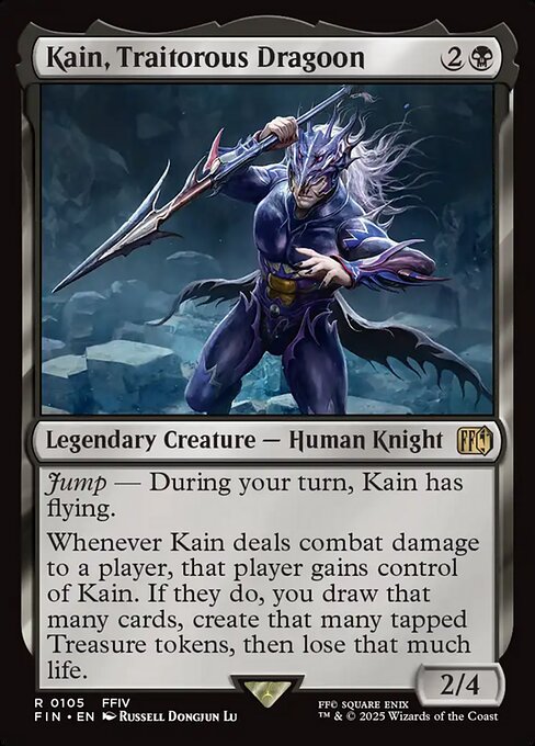 Kain, Traitorous Dragoon — art by Russell Dongjun Lu