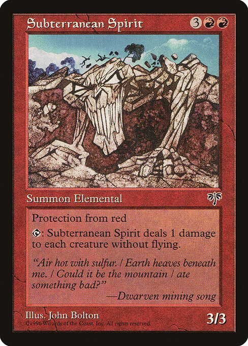 Subterranean Spirit — art by John Bolton