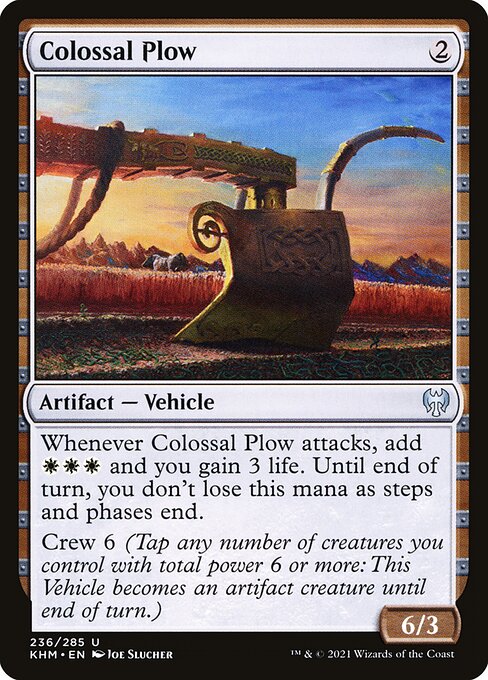 Colossal Plow — art by Joe Slucher