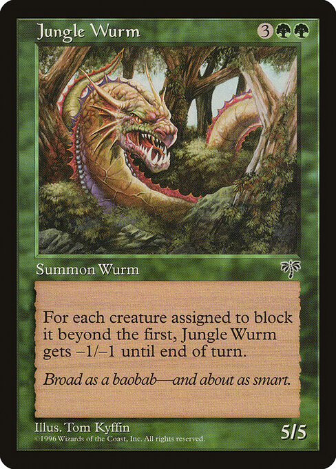 Jungle Wurm — art by Tom Kyffin