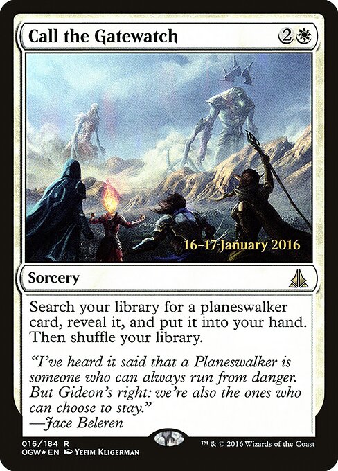 Call the Gatewatch — art by Yefim Kligerman