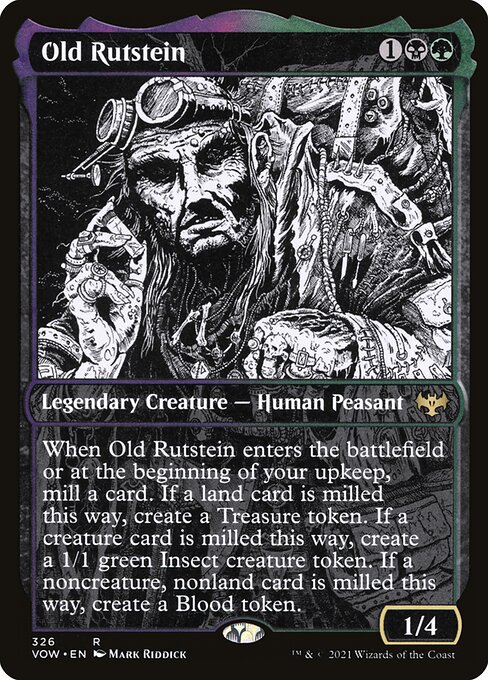 Old Rutstein — art by Mark Riddick