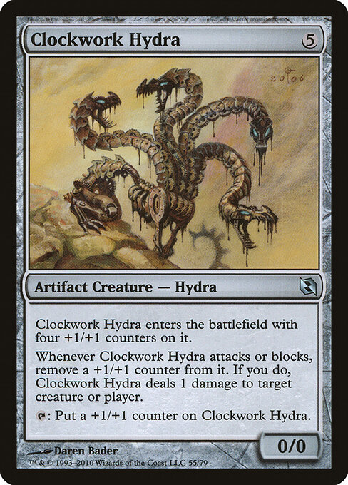 Clockwork Hydra — art by Daren Bader