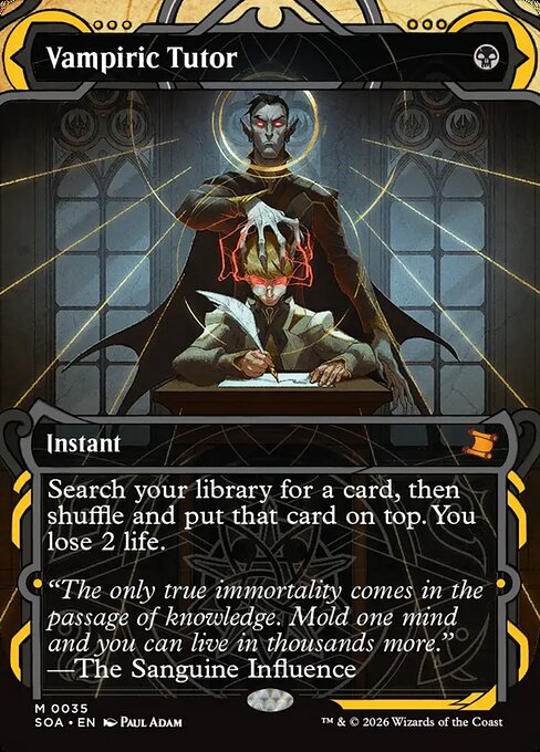 Vampiric Tutor — art by Paul Adam