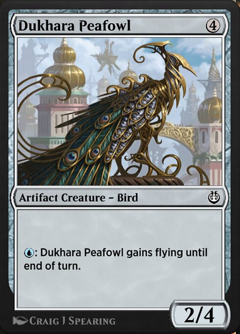 Dukhara Peafowl — art by Craig J Spearing