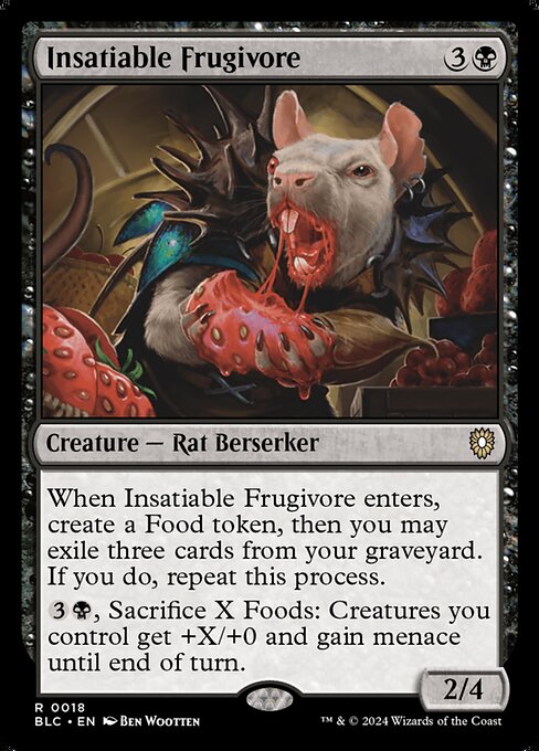 Insatiable Frugivore — art by Ben Wootten