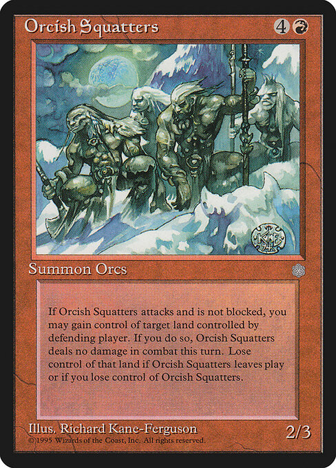 Orcish Squatters — art by Richard Kane Ferguson