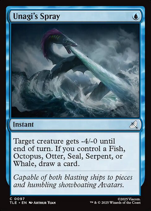 Unagi's Spray — art by Arthur Yuan