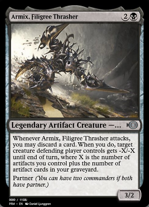 Armix, Filigree Thrasher — art by Daniel Ljunggren