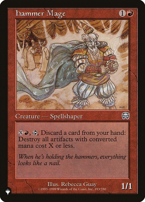 Hammer Mage — art by Rebecca Guay