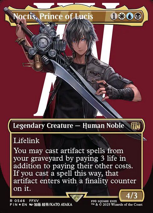 Noctis, Prince of Lucis — art by Kato Ayaka