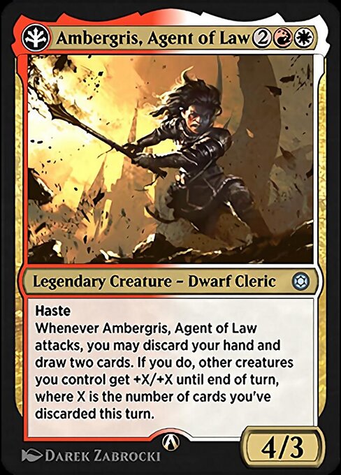 Ambergris, Agent of Law — art by Darek Zabrocki