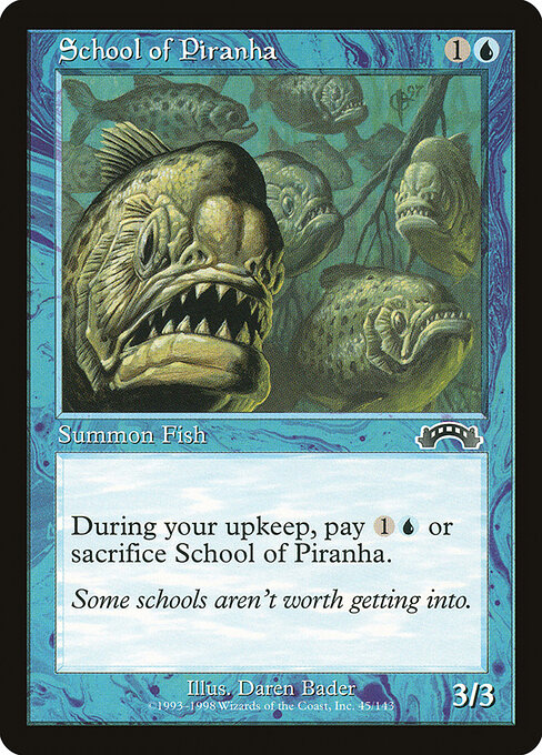 School of Piranha — art by Daren Bader