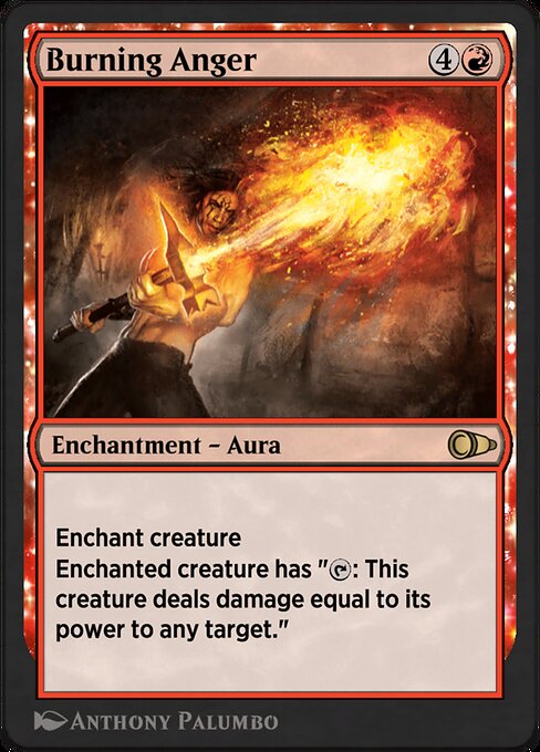 Burning Anger — art by Anthony Palumbo