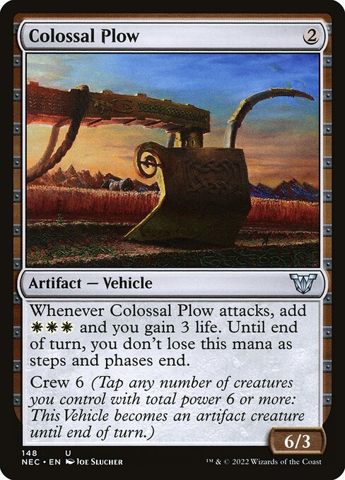 Colossal Plow — art by Joe Slucher