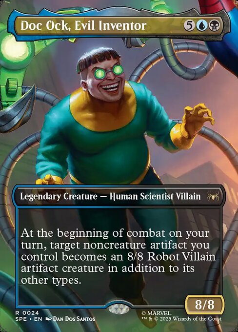 Doc Ock, Evil Inventor — art by Dan Dos Santos
