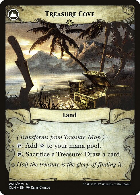 Treasure Map // Treasure Cove — art by Cliff Childs