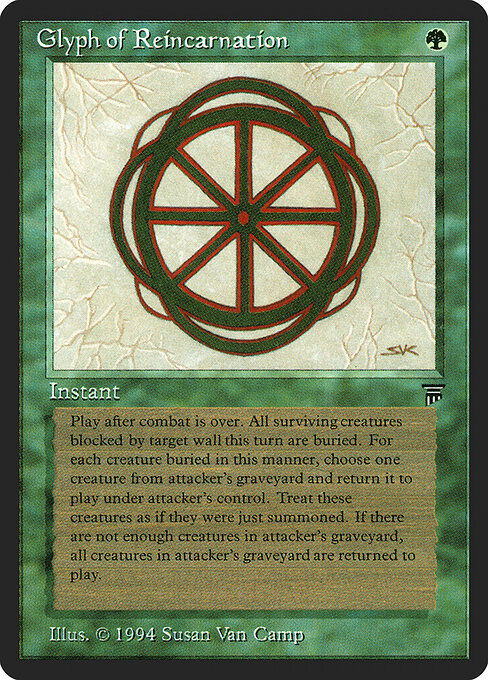 Glyph of Reincarnation — art by Susan Van Camp