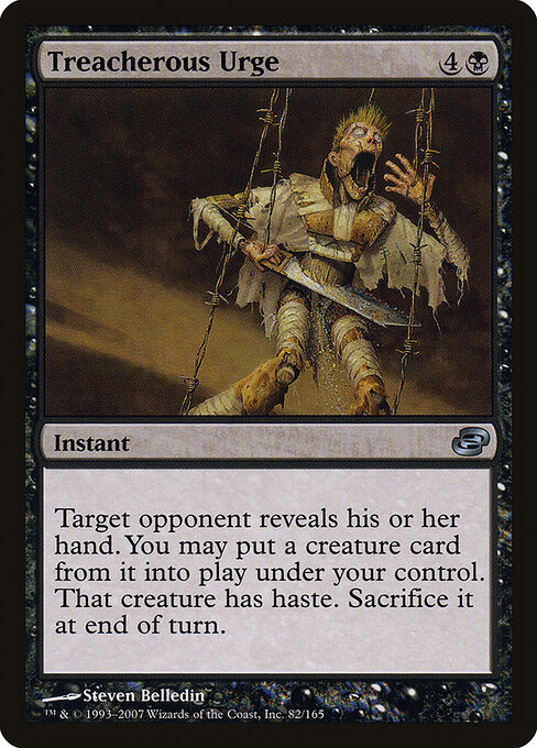 Treacherous Urge — art by Steven Belledin