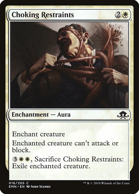 Choking Restraints — art by John Stanko