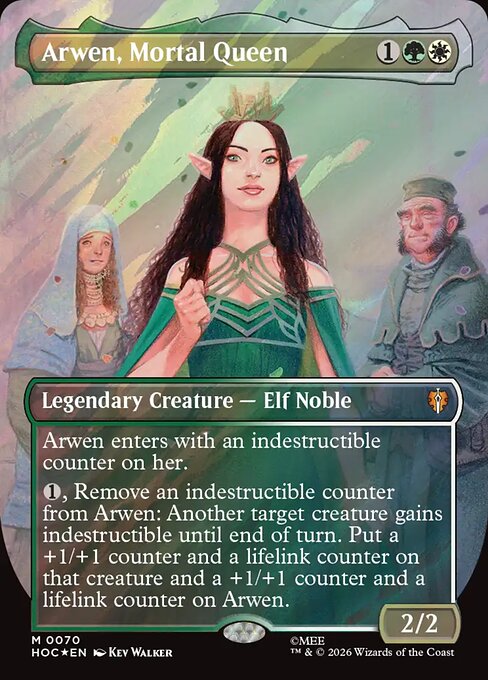 Arwen, Mortal Queen — art by Kev Walker