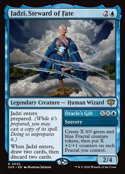 Jadzi, Steward of Fate // Oracle's Gift — art by Martina Fačková