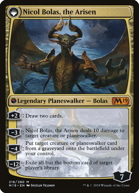 Nicol Bolas, the Ravager // Nicol Bolas, the Arisen — art by Svetlin Velinov