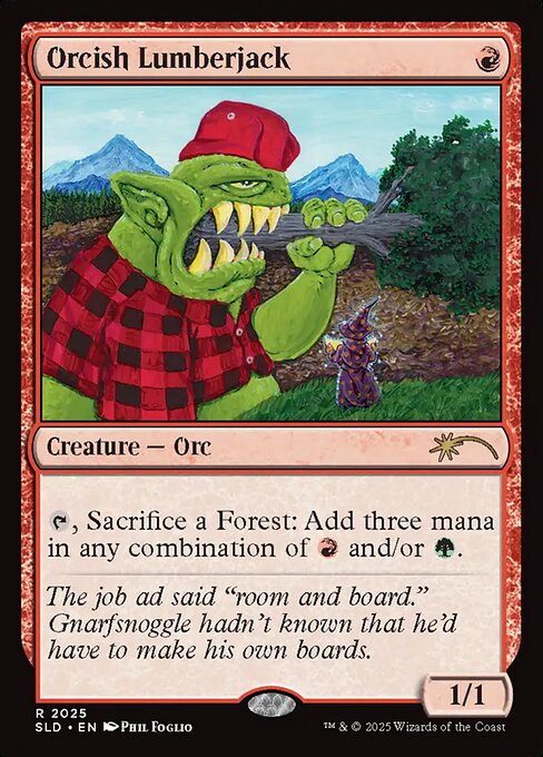 Orcish Lumberjack — art by Phil Foglio