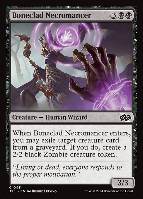Boneclad Necromancer — art by Robbie Trevino