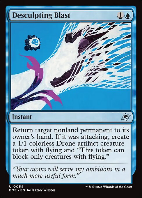 Desculpting Blast — art by Jeremy Wilson