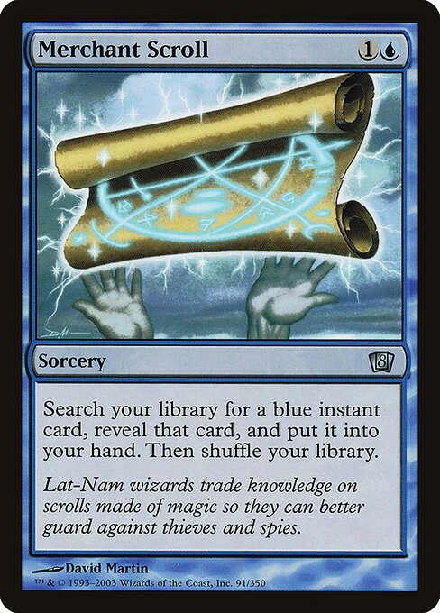 Merchant Scroll — art by David Martin