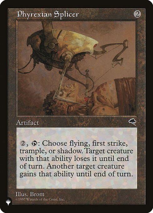 Phyrexian Splicer — art by Brom