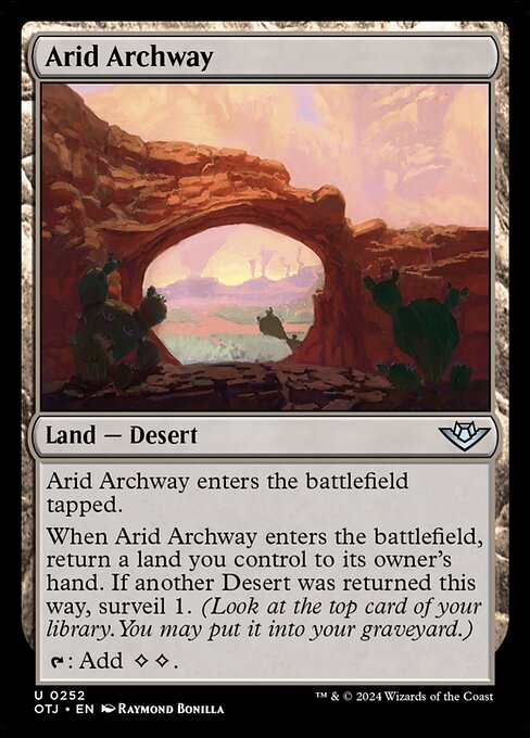 Arid Archway — art by Raymond Bonilla