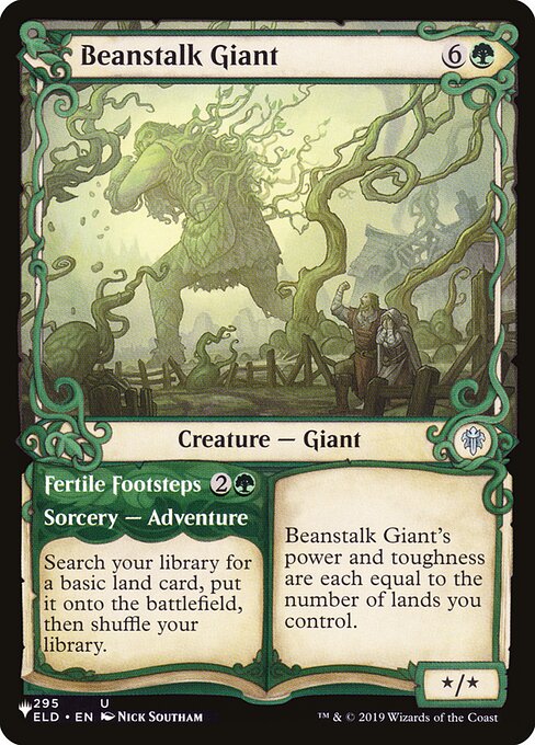 Beanstalk Giant // Fertile Footsteps — art by Nick Southam