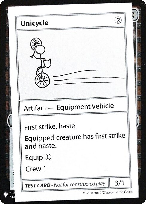 Unicycle — art by Ari Nieh