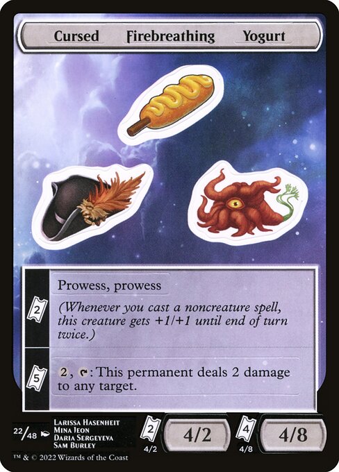 Cursed Firebreathing Yogurt — art by Larissa Hasenheit & Mina Jeon