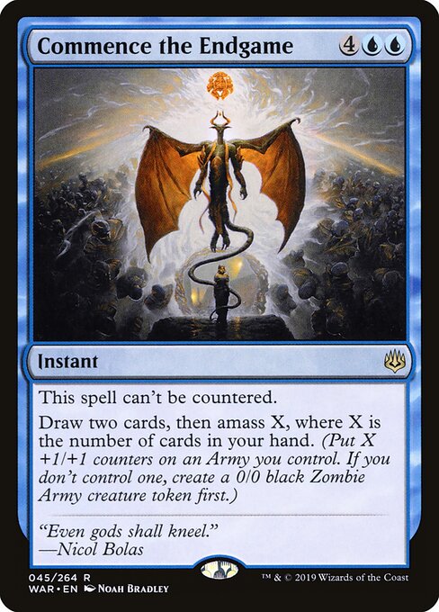 Commence the Endgame — art by Noah Bradley