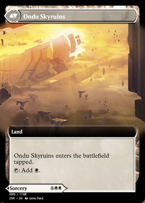 Ondu Inversion // Ondu Skyruins — art by James Paick