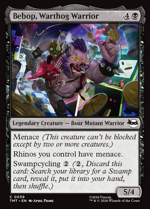 Bebop, Warthog Warrior — art by April Prime