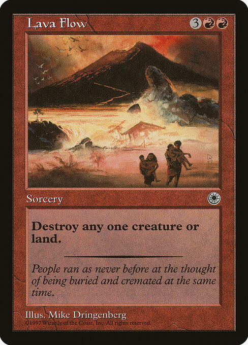 Lava Flow — art by Mike Dringenberg
