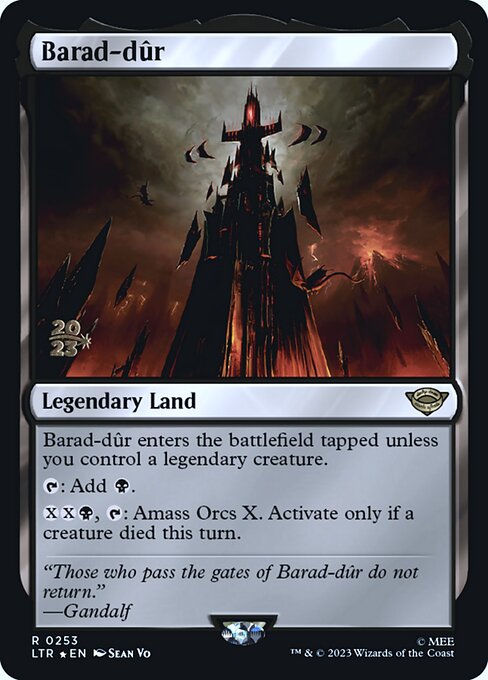 Barad-dûr — art by Sean Vo