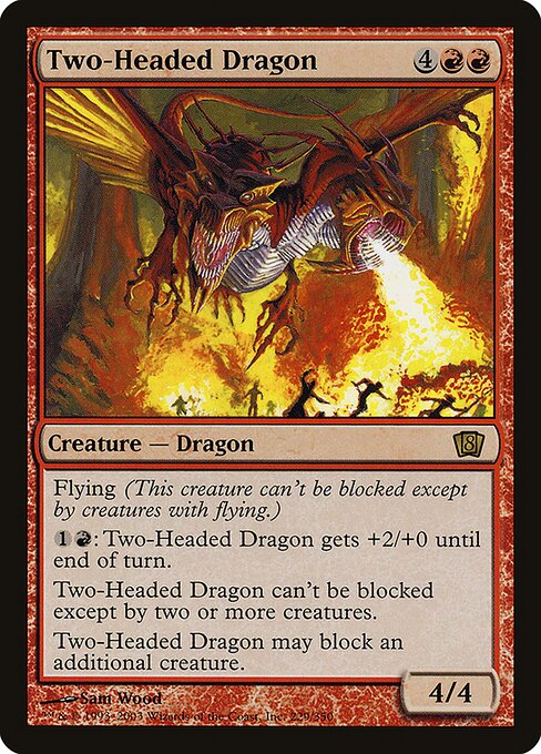Two-Headed Dragon — art by Sam Wood