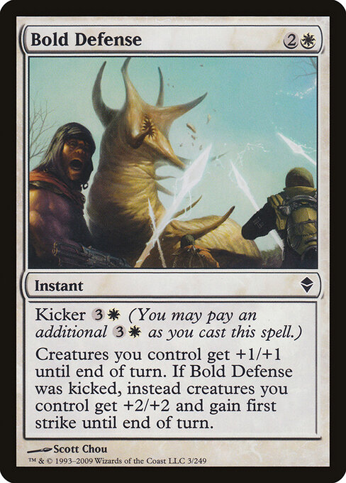 Bold Defense — art by Scott Chou