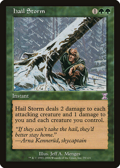 Hail Storm — art by Jeff A. Menges