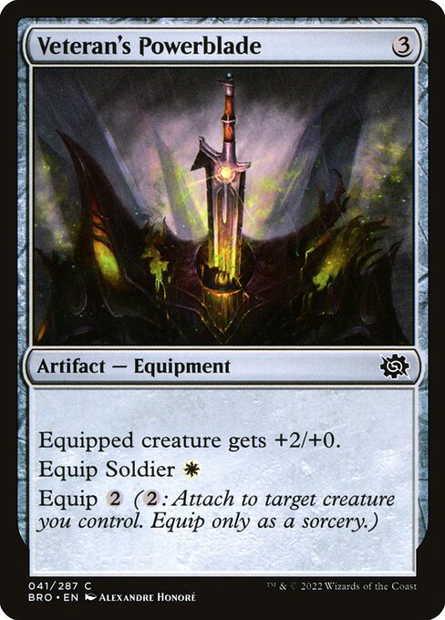 Veteran's Powerblade — art by Alexandre Honoré