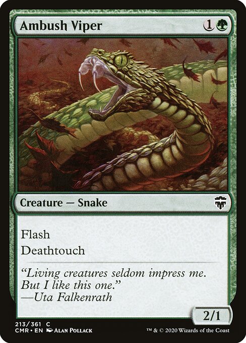Ambush Viper — art by Alan Pollack