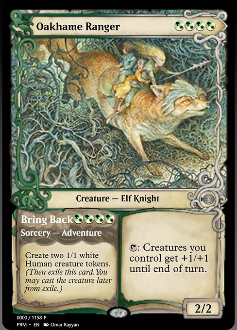 Oakhame Ranger // Bring Back — art by Omar Rayyan