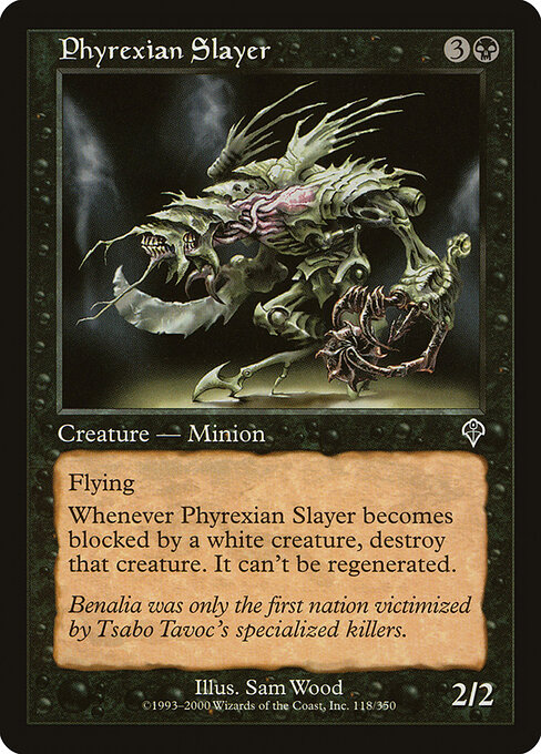 Phyrexian Slayer — art by Sam Wood