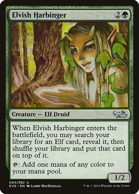 Elvish Harbinger — art by Larry MacDougall
