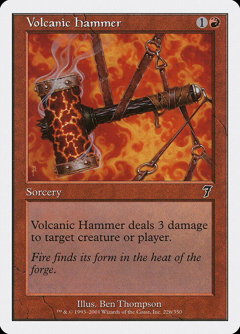 Volcanic Hammer — art by Ben Thompson